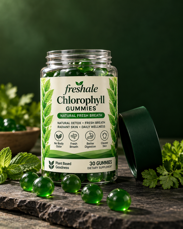 Freshale Chlorophyll Gummies jar
